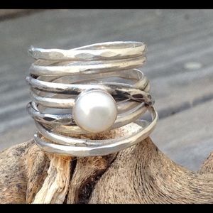 Pearl Statement Ring